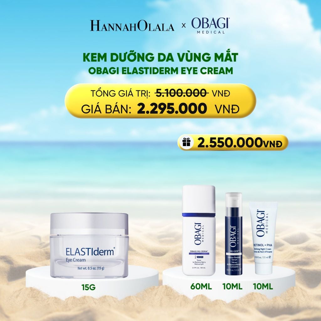  DEAL 16: KEM DƯỠNG DA VÙNG MẮT OBAGI ELASTIDERM EYE CREAM 15G 