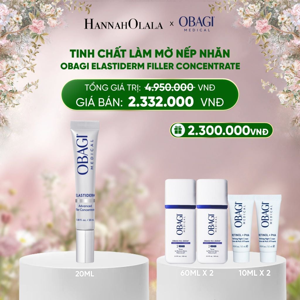  DEAL 2: TINH CHẤT LÀM MỜ NẾP NHĂN OBAGI ELASTIDERM ADVANCED FILLER CONCENTRATE 20ML 