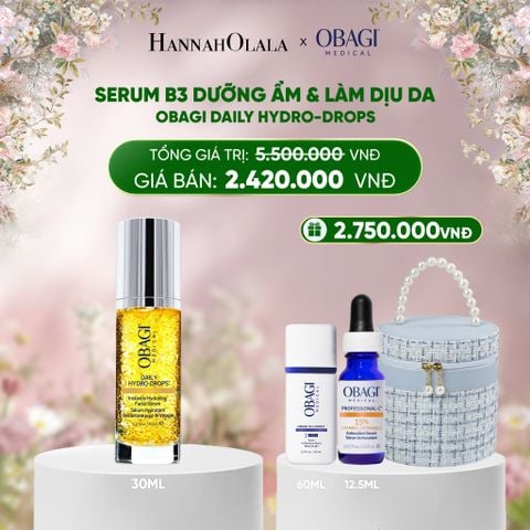  DEAL 7: SERUM B3 DƯỠNG ẨM VÀ LÀM DỊU DA DAILY HYDRO-DROPS 30ML ​ 