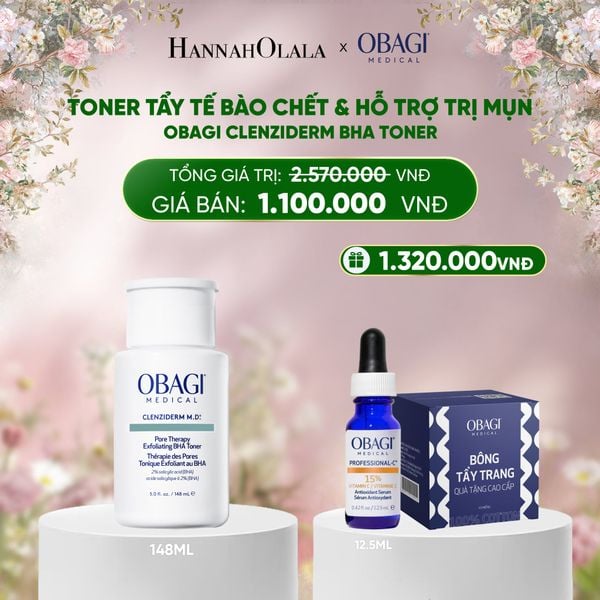  E622_DEAL 8: TONER BHA TẨY TẾ BÀO CHẾT HỖ TRỢ ĐIỀU TRỊ MỤN 148ML​ 