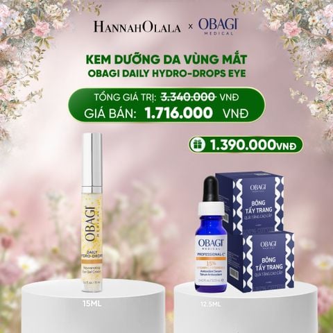  E619_DEAL 11: KEM DƯỠNG DA VÙNG MẮT DAILY HYDRO-DROPS EYE GEL​ 15ML 