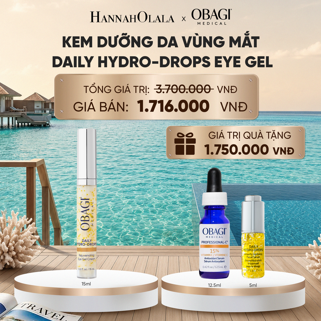  KEM DƯỠNG DA VÙNG MẮT DAILY HYDRO-DROPS EYE GEL 15ML - DEAL 12_ D1257 