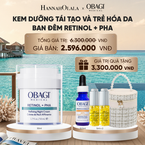  KEM DƯỠNG TÁI TẠO VÀ TRẺ HÓA DA BAN ĐÊM RETINOL + PHA 50ML - DEAL 3_ D344 