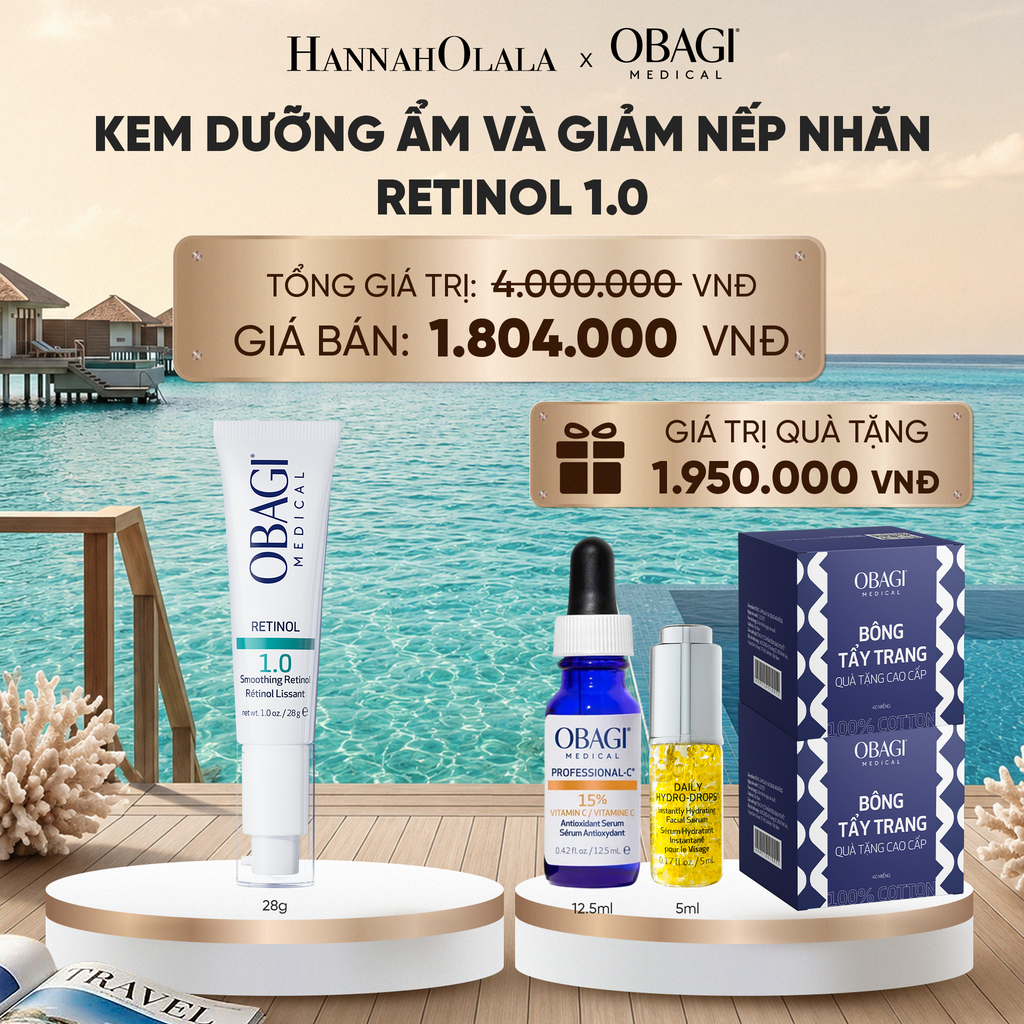  KEM DƯỠNG ẨM VÀ GIẢM NẾP NHĂN RETINOL 1.0 28G - DEAL 7_ D629 