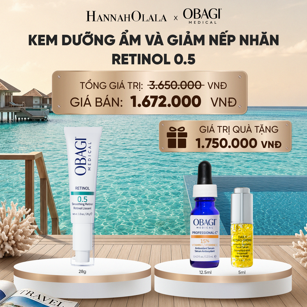  KEM DƯỠNG ẨM VÀ GIẢM NẾP NHĂN RETINOL 0.5 28G - DEAL 8_ D630 