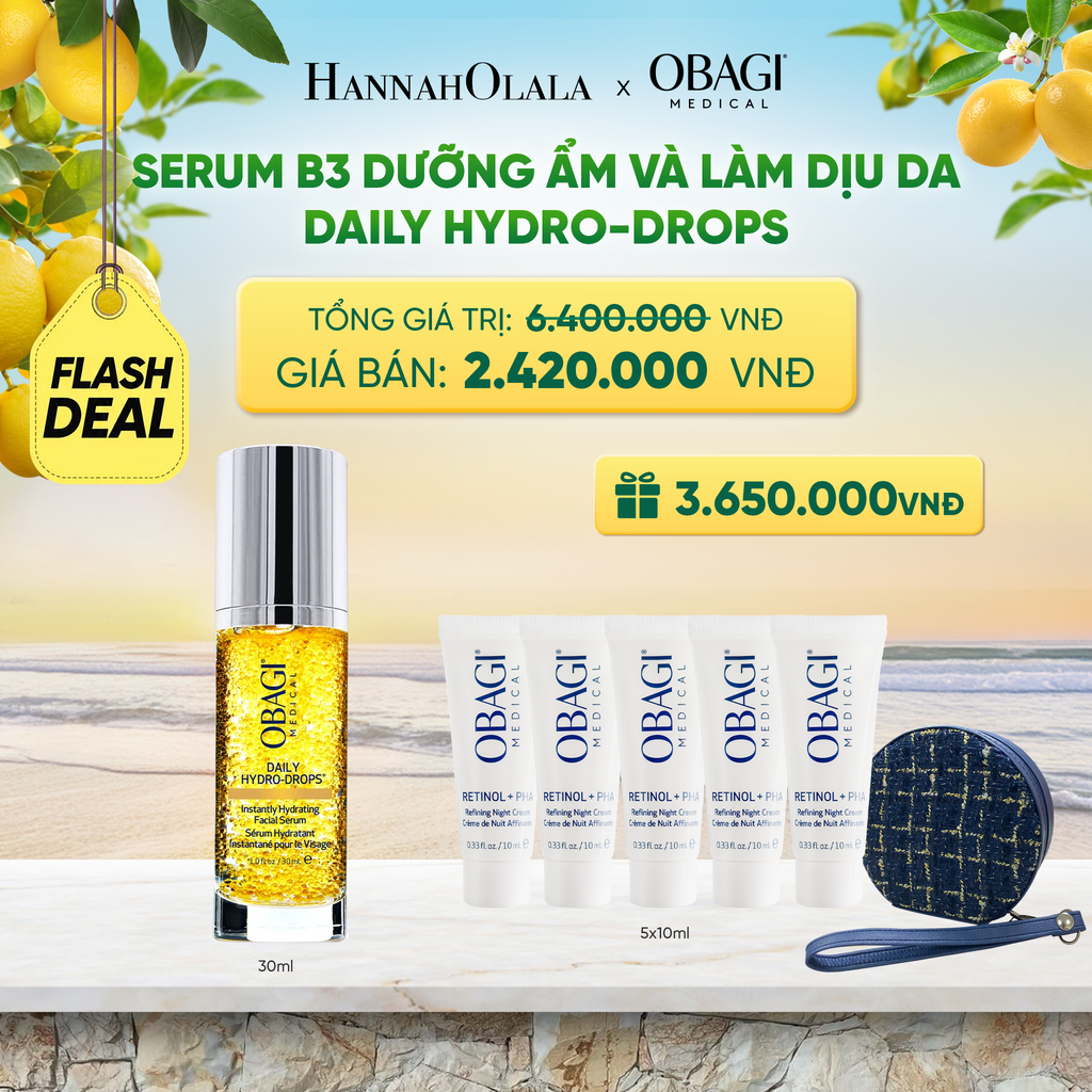  [FLASHDEAL] SERUM B3 DƯỠNG ẨM VÀ LÀM DỊU DA DAILY HYDRO-DROPS 30ML - FLASH DEAL 1 
