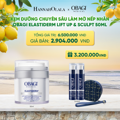 KEM DƯỠNG CHUYÊN SÂU LÀM MỜ NẾP NHĂN OBAGI ELASTIDERM LIFT UP & SCULPT 50ML - DEAL 4 