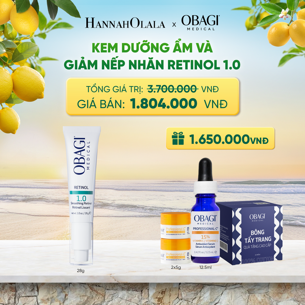  KEM DƯỠNG ẨM VÀ GIẢM NẾP NHĂN RETINOL 1.0 28G - DEAL 7 