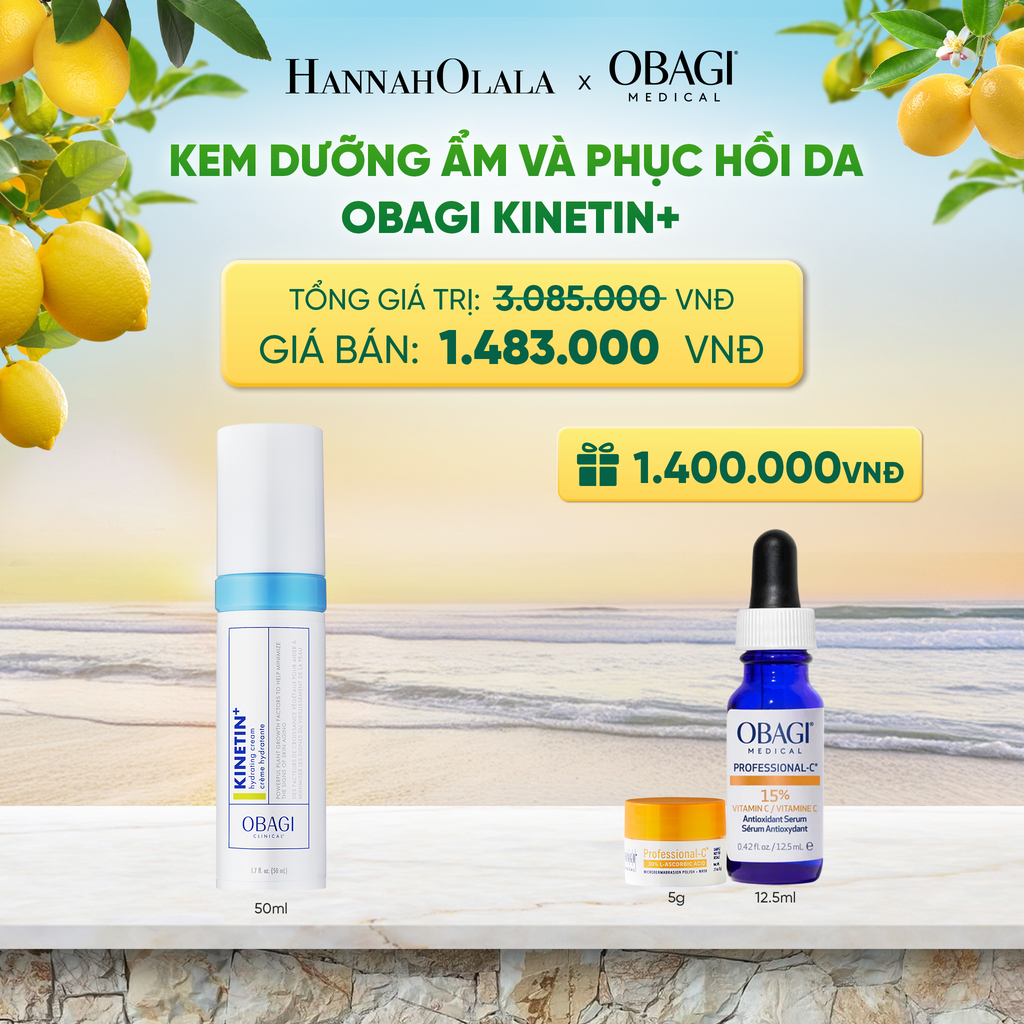  KEM DƯỠNG ẨM VÀ PHỤC HỒI DA OBAGI KINETIN+ 50ML - DEAL 9 