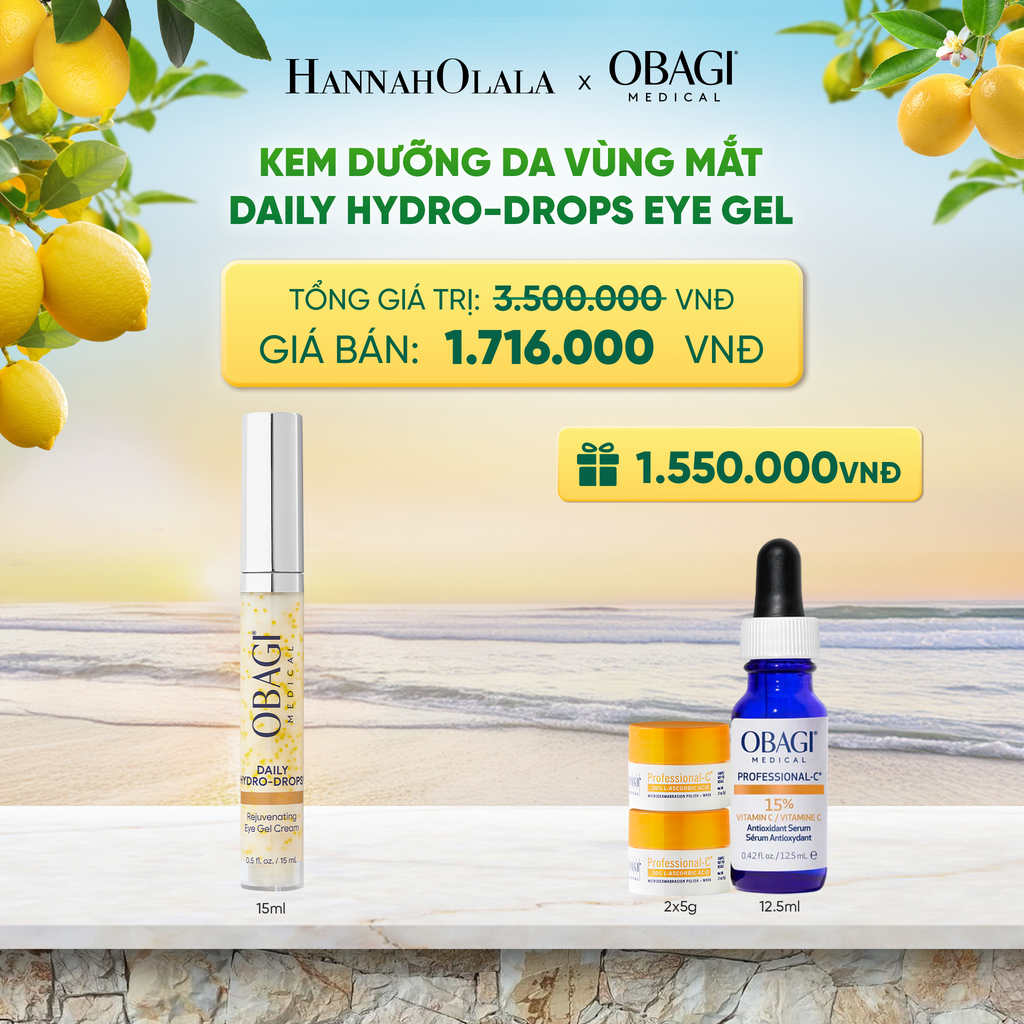  KEM DƯỠNG DA VÙNG MẮT DAILY HYDRO-DROPS EYE GEL 15ML - DEAL 11 