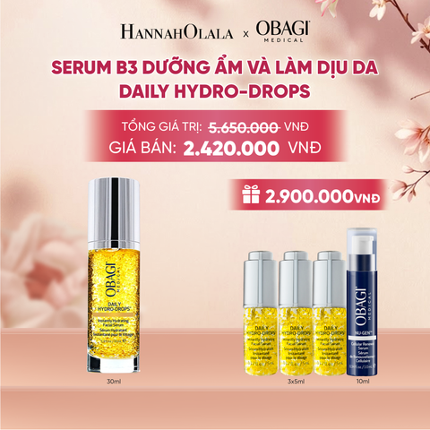  SERUM B3 DƯỠNG ẨM VÀ LÀM DỊU DA DAILY HYDRO-DROPS 30ML - DEAL 5 - A794 