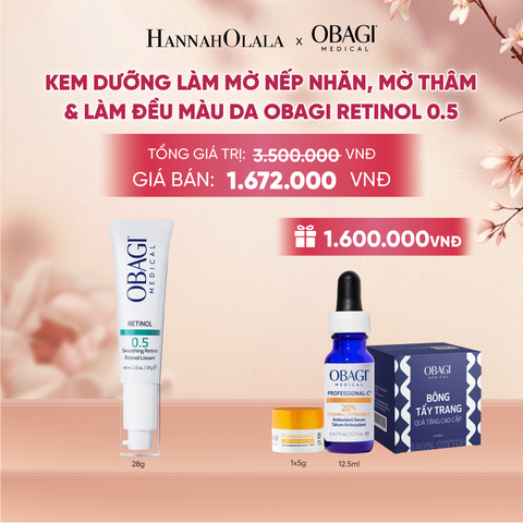  KEM DƯỠNG LÀM MỜ NẾP NHĂN & LÀM ĐỀU MÀU DA OBAGI RETINOL 0.5 28G - DEAL 8 - A1121 