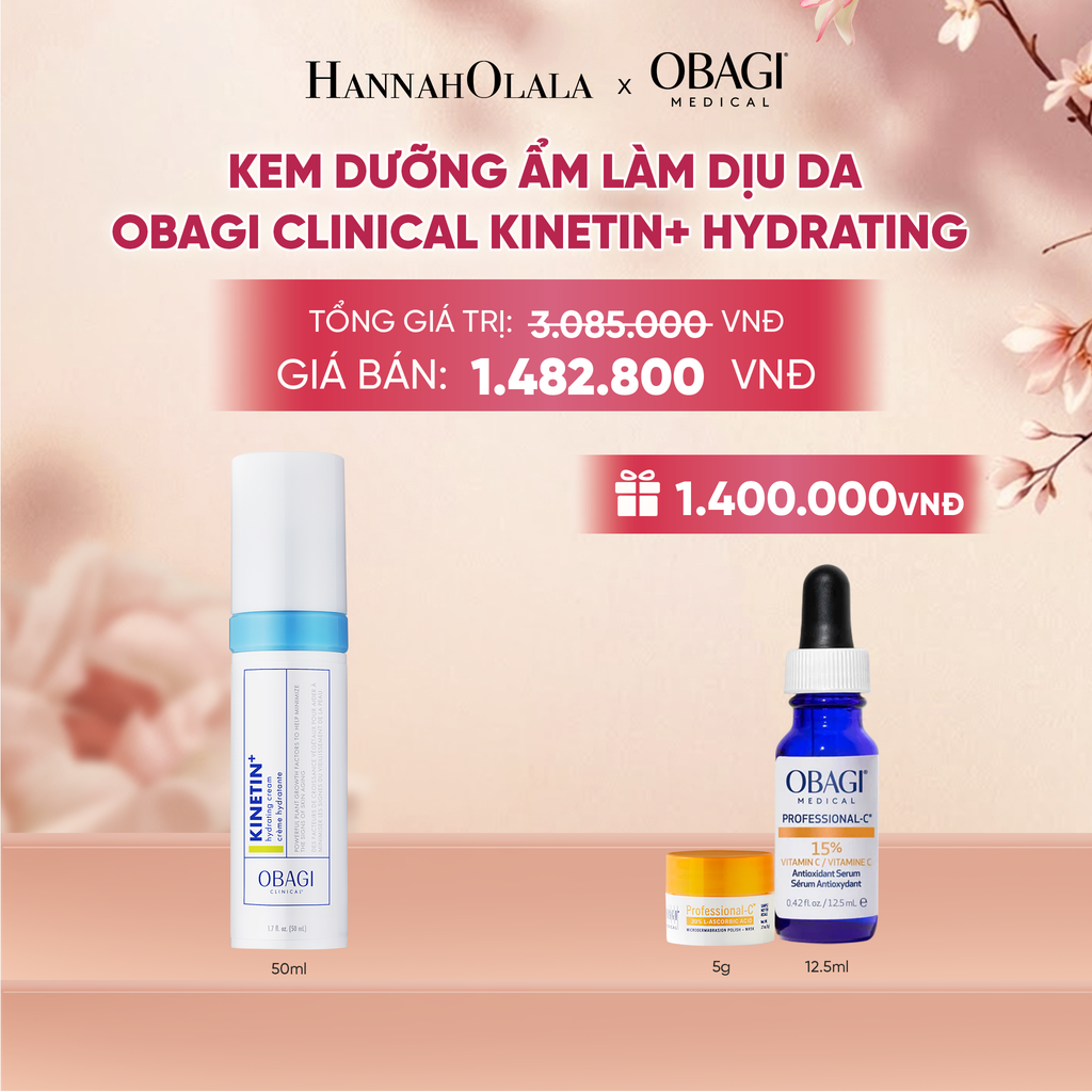  KEM DƯỠNG ẨM LÀM DỊU DA OBAGI CLINICAL KINETIN+ HYDRATING 50ML - DEAL 9 - A1122 