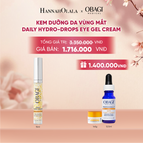  KEM DƯỠNG DA VÙNG MẮT DAILY HYDRO-DROPS EYE GEL CREAM 15ML - DEAL 11 - A1123 