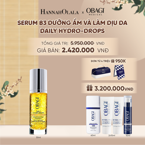  SERUM B3 DƯỠNG ẨM VÀ LÀM DỊU DA DAILY HYDRO-DROPS 30ML - DEAL 5 - A1836 