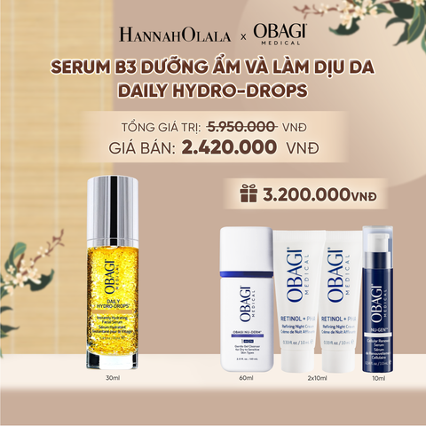  SERUM B3 DƯỠNG ẨM VÀ LÀM DỊU DA DAILY HYDRO-DROPS 30ML - DEAL 5 - A1836 