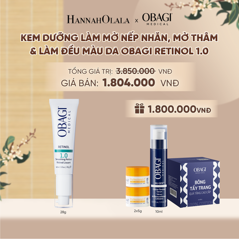  KEM DƯỠNG LÀM MỜ NẾP NHĂN, MỜ THÂM & LÀM ĐỀU MÀU DA OBAGI RETINOL 1.0 28G - DEAL 7 - A1838 
