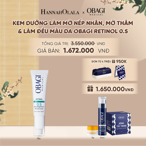  KEM DƯỠNG LÀM MỜ NẾP NHĂN & LÀM ĐỀU MÀU DA OBAGI RETINOL 0.5 28G - DEAL 8 - A1839 