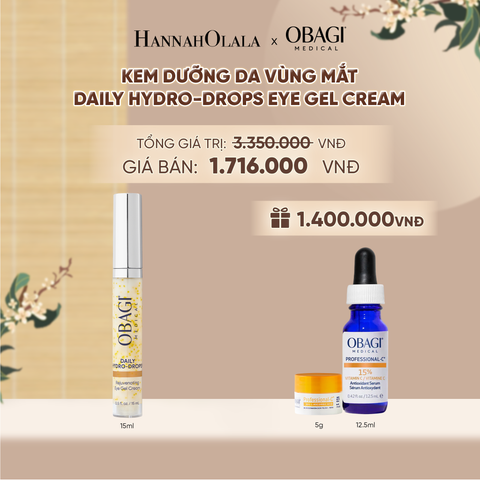  KEM DƯỠNG DA VÙNG MẮT DAILY HYDRO-DROPS EYE GEL CREAM 15ML - DEAL 11 - A1842 