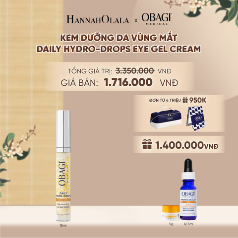  KEM DƯỠNG DA VÙNG MẮT DAILY HYDRO-DROPS EYE GEL CREAM 15ML - DEAL 11 - A1842 