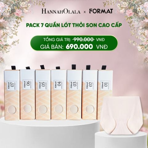  E1150_DEAL 2: PACK 7 QUẦN LÓT THỎI SON SIÊU MÁT MỊN FORMAT 