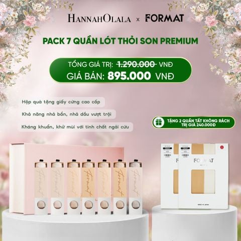  E1151_DEAL 1: PACK 7 QUẦN LÓT THỎI SON PREMIUM (NEW) 
