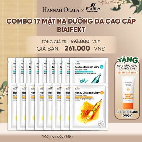  COMBO 17 MẶT NẠ DƯỠNG DA CAO CẤP BIAIFEKT 25ML - A2028 