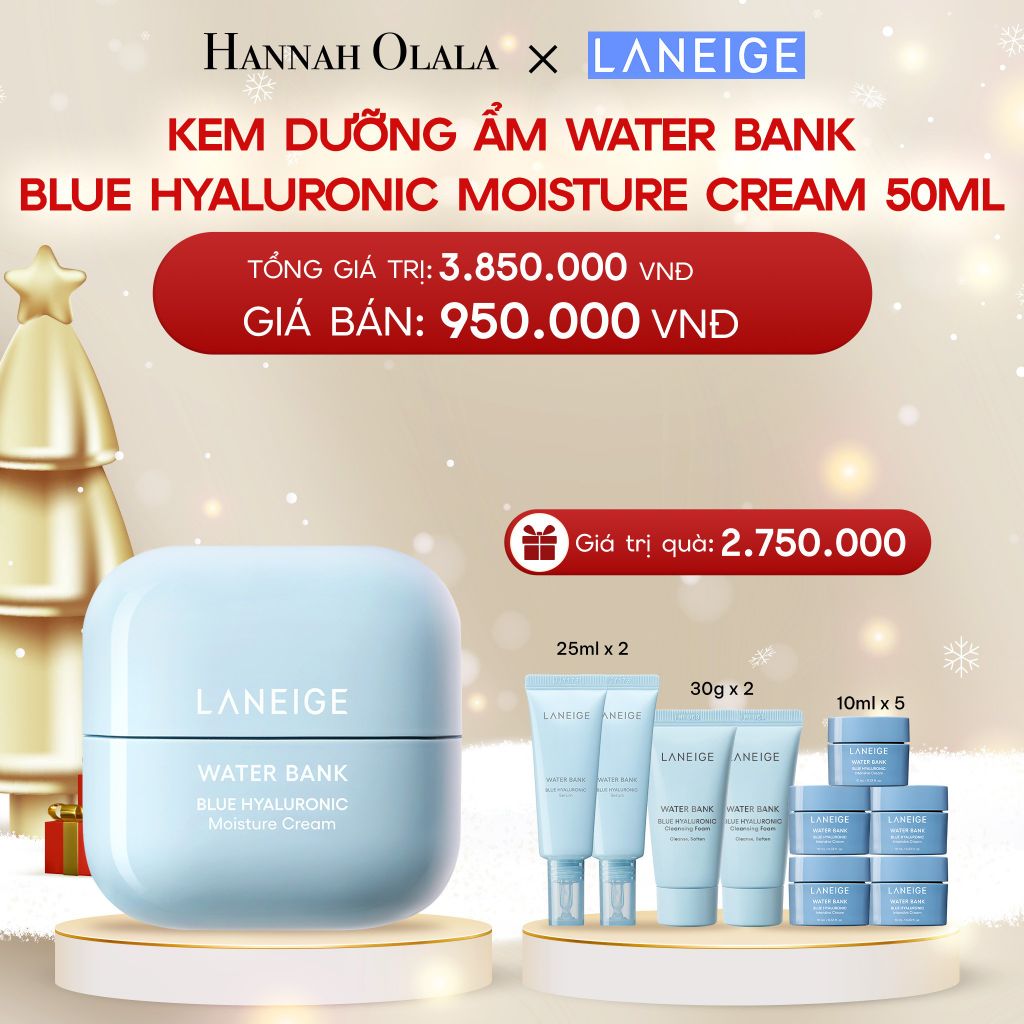  A635_DEAL 7: KEM DƯỠNG ẨM WATER BANK BLUE HYALURONIC MOISTURE CREAM 50ML 