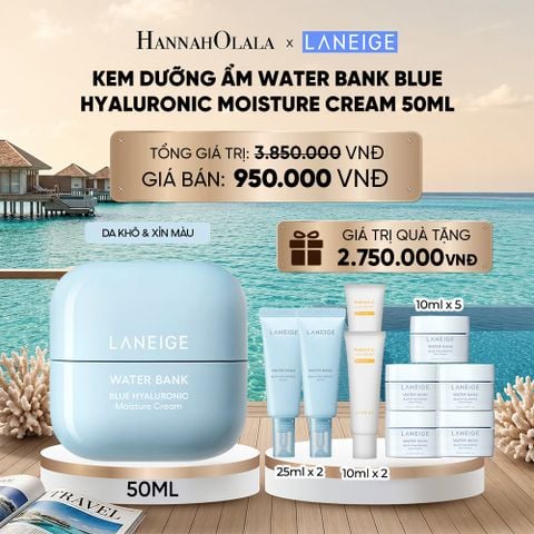  KEM DƯỠNG ẨM WATER BANK BLUE HYALURONIC MOISTURE CREAM 50ML 