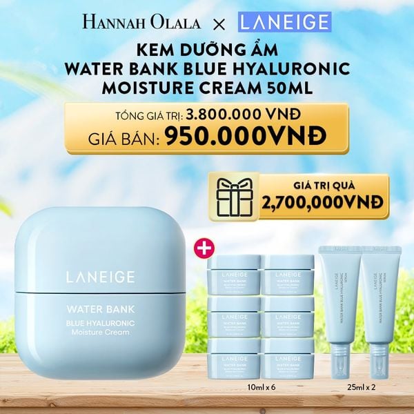  D14_DEAL 7: MUA 1 KEM DƯỠNG ẨM WATER BANK BLUE HYALURONIC MOISTURE CREAM 50ML 