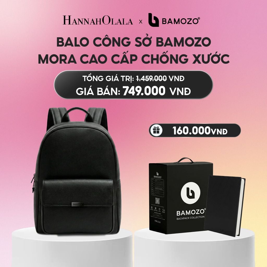  BALO NAM CÔNG SỞ BAMOZO MORA PHONG CÁCH BẮC ÂU DA SAFFIANO CAO CẤP CHỐNG XƯỚC GIỮ FORM (TẶNG HỘP ĐỰNG + SỔ TAY BÌA DA)_A2234 