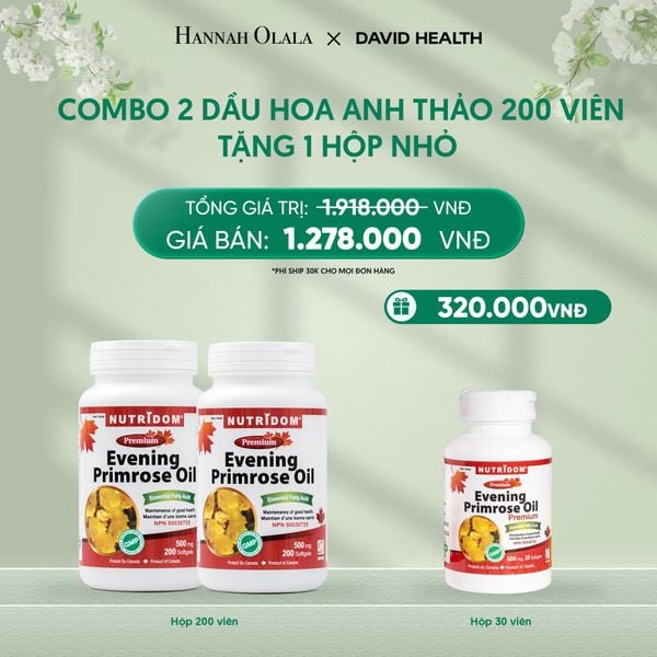  FLASH DEAL 1: MUA 2 HỘP DẦU HOA ANH THẢO CHIỀU (200 VIÊN) + TẶNG 1 DẦU HOA ANH THẢO 30 VIÊN 