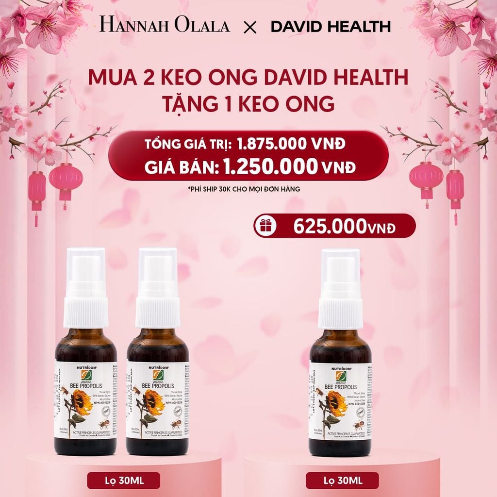  DEAL 9: COMBO 2 KEO ONG BEE PROPOLIS 30ML 