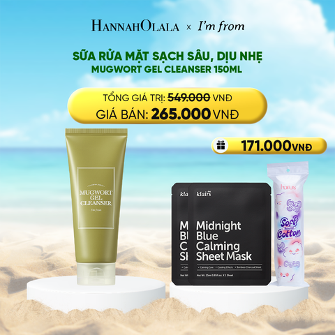  DEAL 1 : I'M FROM SỮA RỬA MẶT MUGWORT GEL CLEANSER 150ML 