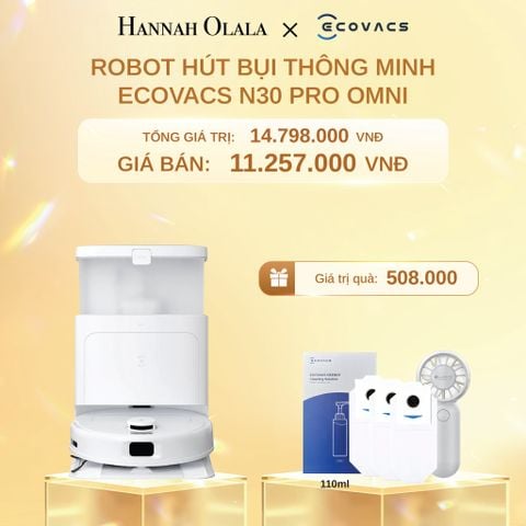  C1452_DEAL 5: ROBOT HÚT BỤI THÔNG MINH ECOVACS N30 PRO OMNI 