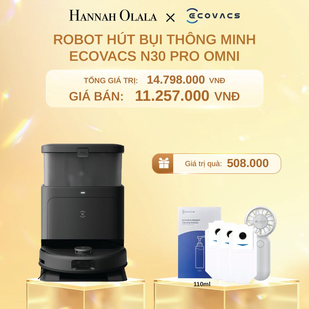  C1452_DEAL 5: ROBOT HÚT BỤI THÔNG MINH ECOVACS N30 PRO OMNI 