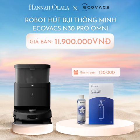  C557_DEAL 2: ROBOT HÚT BỤI THÔNG MINH ECOVACS N30 PRO OMNI 