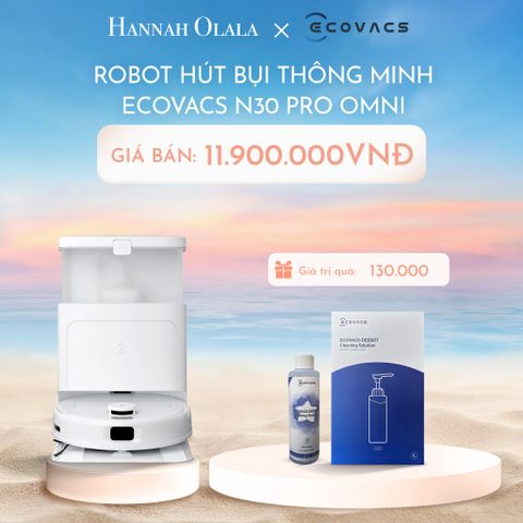  C557_DEAL 2: ROBOT HÚT BỤI THÔNG MINH ECOVACS N30 PRO OMNI 