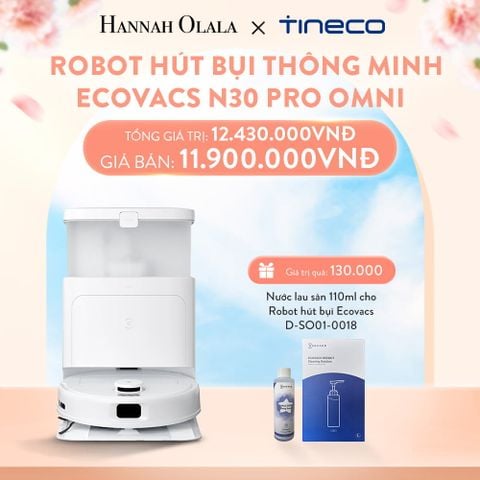  A259_DEAL 2: ROBOT HÚT BỤI THÔNG MINH ECOVACS N30 PRO OMNI 