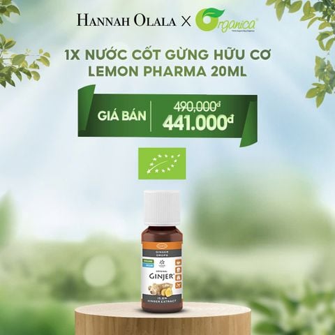  DEAL 26: NƯỚC CỐT GỪNG HỮU CƠ LEMON PHARMA 20ML 