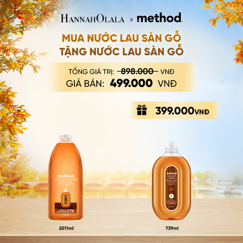  [MUA 1 TẶNG 1] MUA 1 NƯỚC LAU SÀN GỖ LÀM SÁNG 2011ML TẶNG 1 NƯỚC LAU SÀN GỖ LÀM SÁNG 739ML - HƯƠNG HẠNH NHÂN - E1226 