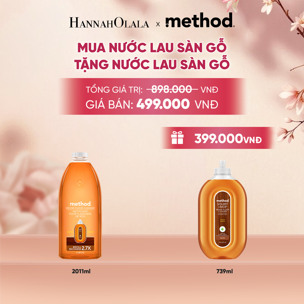  [MUA 1 TẶNG 1] MUA 1 NƯỚC LAU SÀN GỖ LÀM SÁNG 2011ML TẶNG 1 NƯỚC LAU SÀN GỖ LÀM SÁNG 739ML - HƯƠNG HẠNH NHÂN 