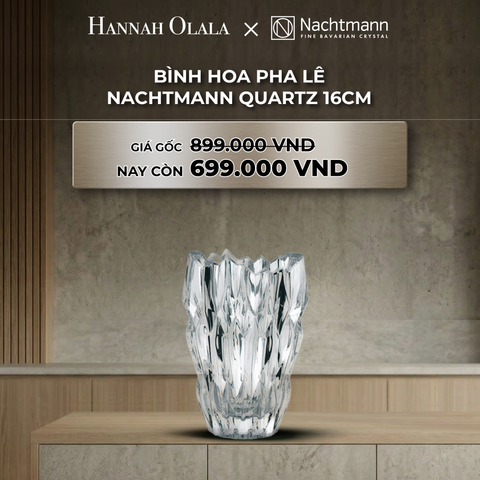  B54_DEAL 8: BÌNH HOA PHA LÊ NACHTMANN QUARTZ 26CM 
