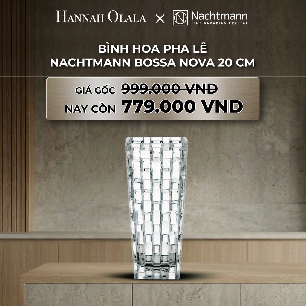  B52_DEAL 7 :BÌNH HOA PHA LÊ NACHTMANN BOSSA NOVA 20 CM 