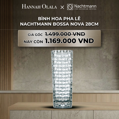  B52_DEAL 7 :BÌNH HOA PHA LÊ NACHTMANN BOSSA NOVA 20 CM 