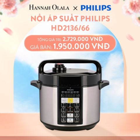  A657_DEAL 8: NỒI ÁP SUẤT PHILIPS HD2136/66 