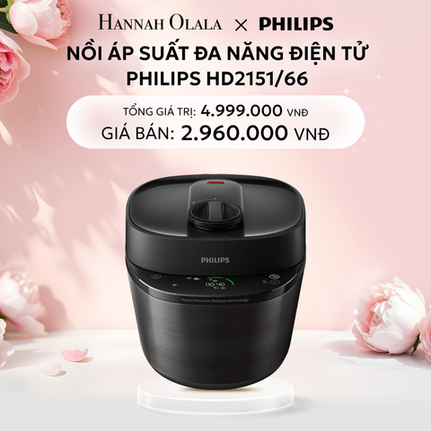  E70: DEAL 17: NỒI ÁP SUẤT ĐA NĂNG ĐIỆN TỬ PHILIPS HD2151/66 