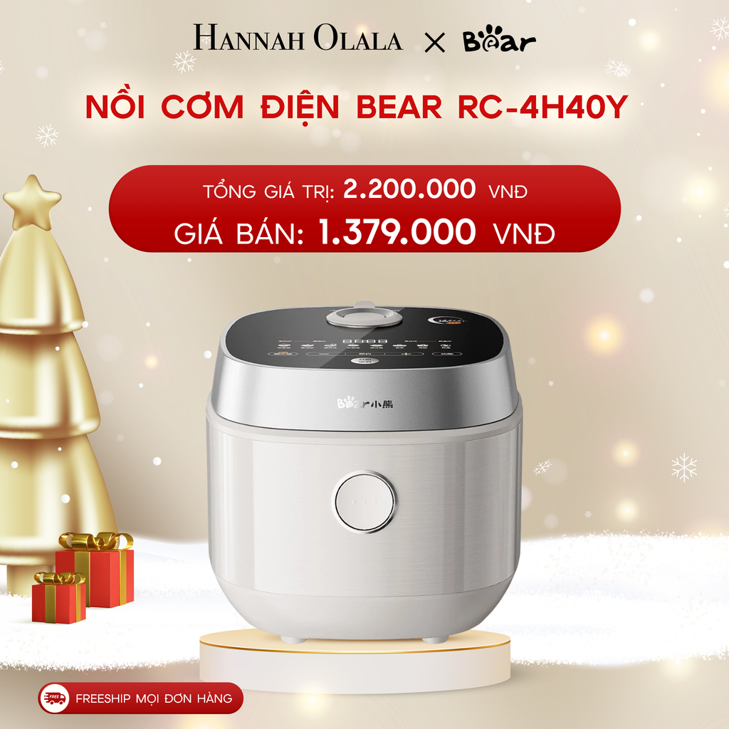  A470_DEAL 10: NỒI CƠM ĐIỆN BEAR RC-4H40Y 