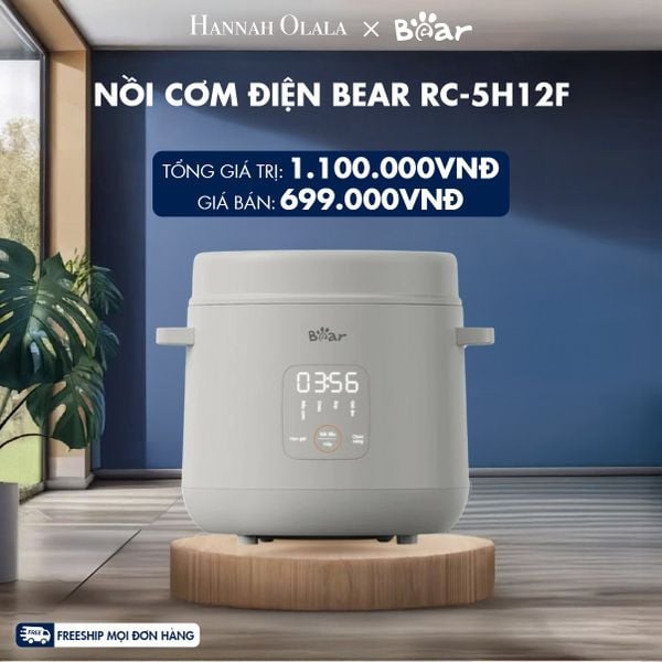  M1_DEAL 1: NỒI CƠM ĐIỆN BEAR RC-5H12F 