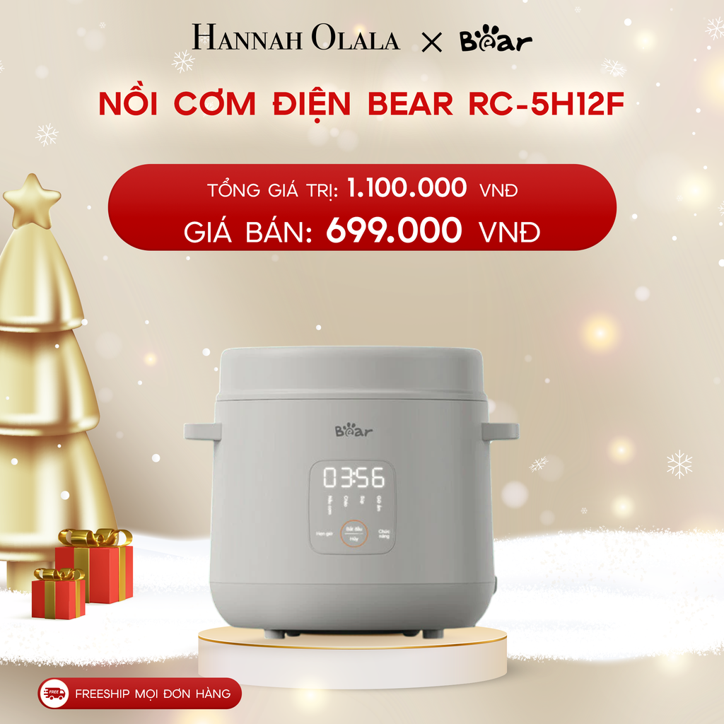  A469_DEAL 1: NỒI CƠM ĐIỆN BEAR RC-5H12F CÔNG SUẤT 300W 